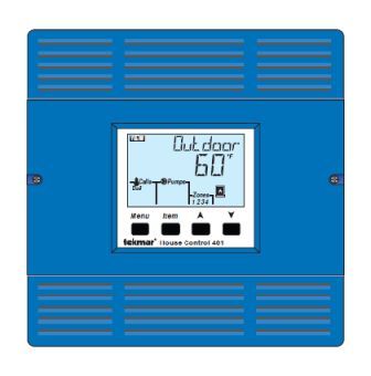 TEKMAR 401 tN2 HOUSE CONTROL- BOILER DHW & SETPOINT - FOUR ZONE PUMPS